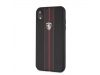 IPhone XR CG MOBILE FERRARI Black PU Leather Hard case Cover OFF TRACK LOGO